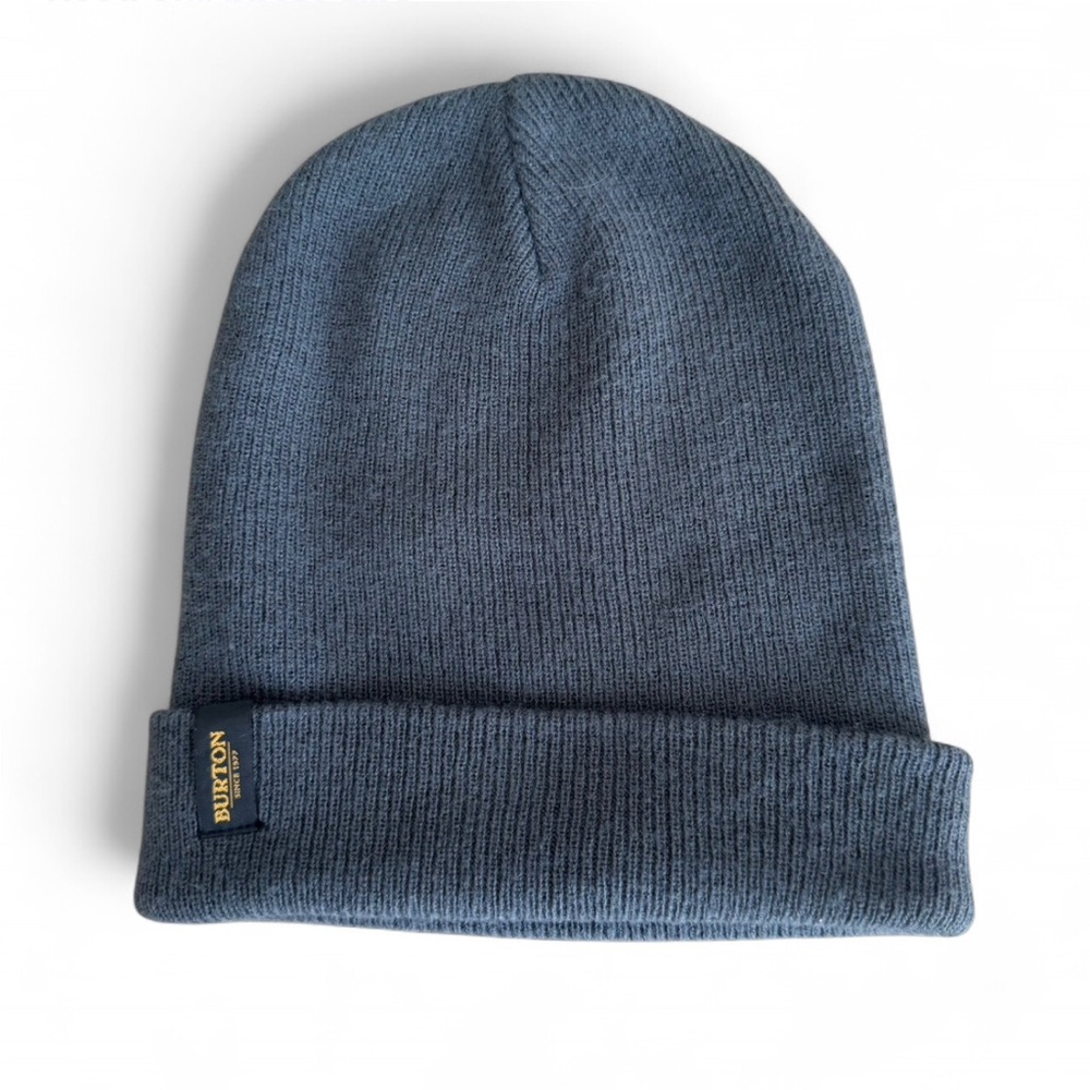 Unisex gray Burton beanie hat